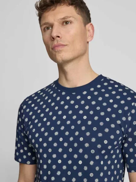 Damski t-shirt o kroju regular fit z okrągłym dekoltem Scotch & Soda