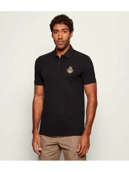 BOSS BLACK Polo Qiang_CNY negru