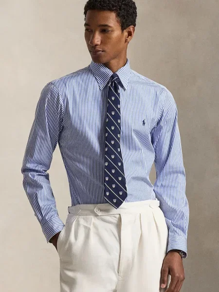 Polo Ralph Lauren cămașă bărbătească de albastru