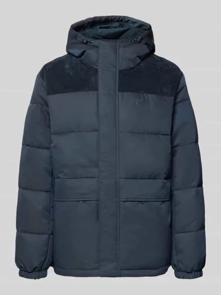 Calvin Klein Jeans Pikowana kurtka Mężczyźni Sztuczne włókno M niebieski