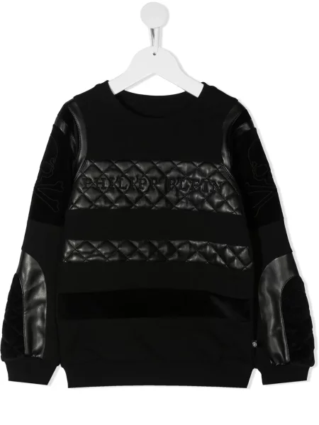 Bluza dziecięca Philipp Plein czarna