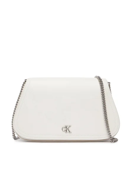 Calvin Klein crossbody kabelka dámska z imitácie kože biela