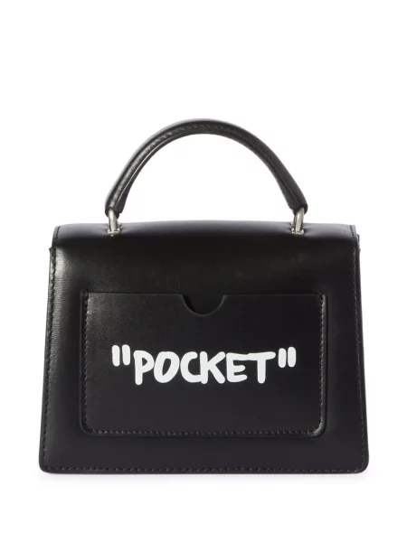 Geantă shopper copii Off-white alb