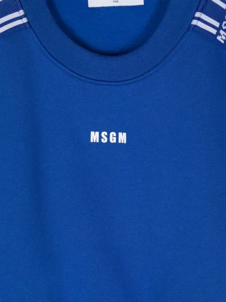 Bluza dziecięca Msgm niebieska