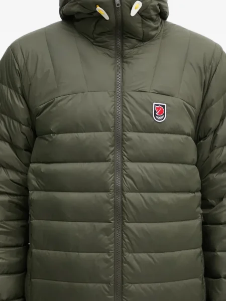Geacă Fjallraven cu glugă verde