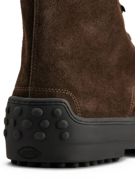Botine Tod's din piele de căprioară maro