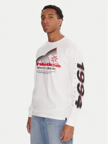Μακρυμάνικη μπλούζα Dc Shoes λευκό