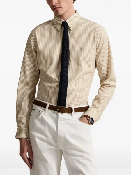 Τέντωμα καρό κιλότα Polo Ralph Lauren με κέντημα πράσινο