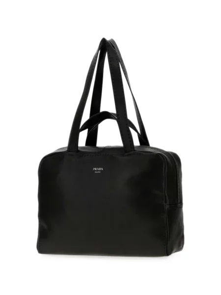 Geantă Prada din piele business negru