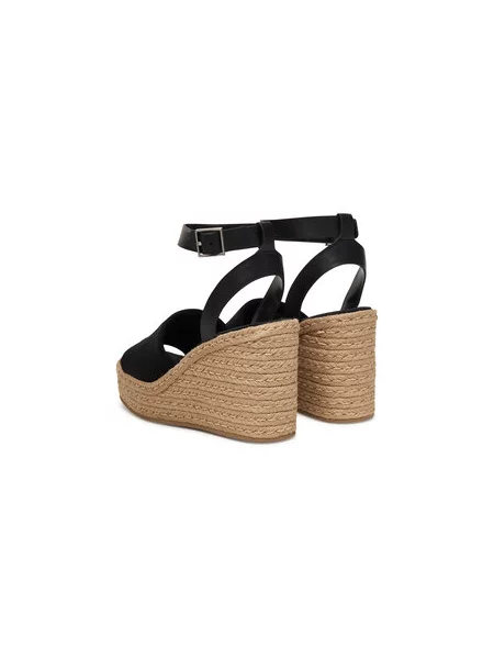 Calvin Klein Espadrile Wedge Espad 70 Neopr Mg črna