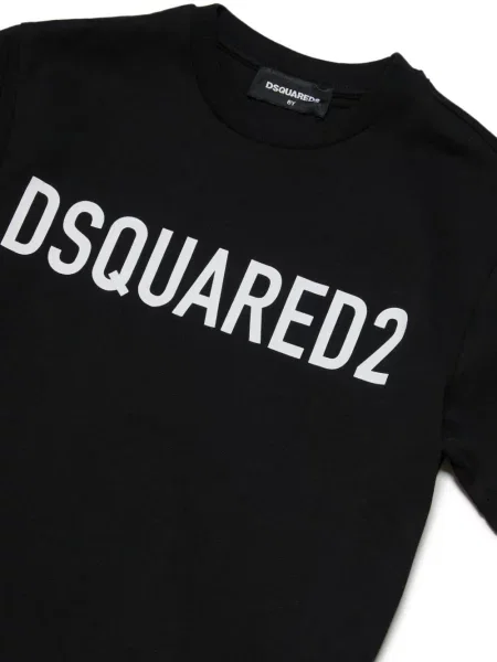Koszulka dziecięca Dsquared2 czarna