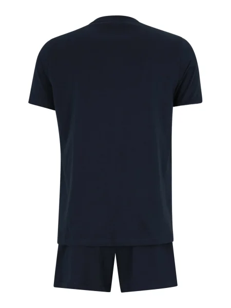 FILA Pijama scurtă albastru marin / roșu alb