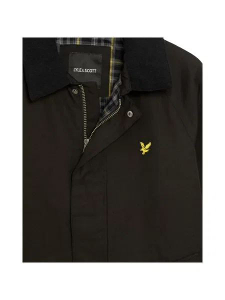 Kurtka Lyle & Scott w kratę myśliwska czarna