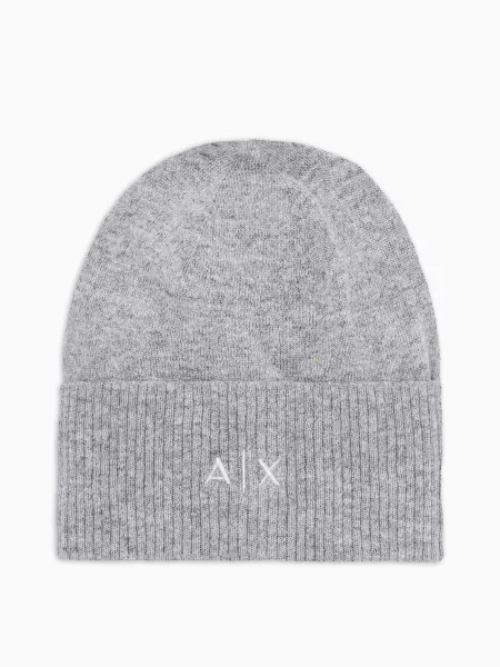 Шапка Armani Exchange серая
