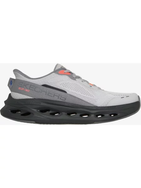 Buty do biegania Skechers Slip-Ins Max Cushioning Glide-Step Advert ciemnoszary koralowy 40 czarny
