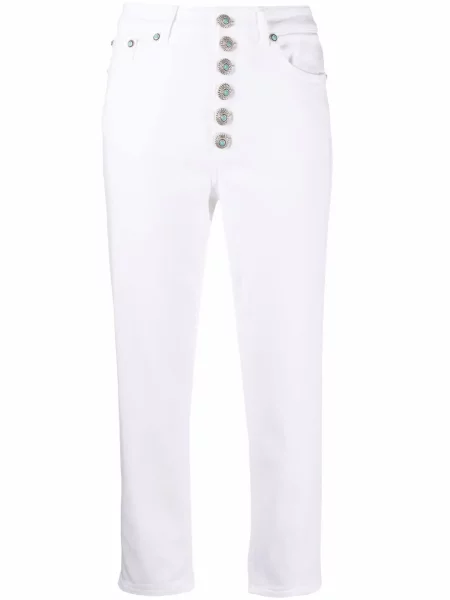 Pantaloni Dondup alb