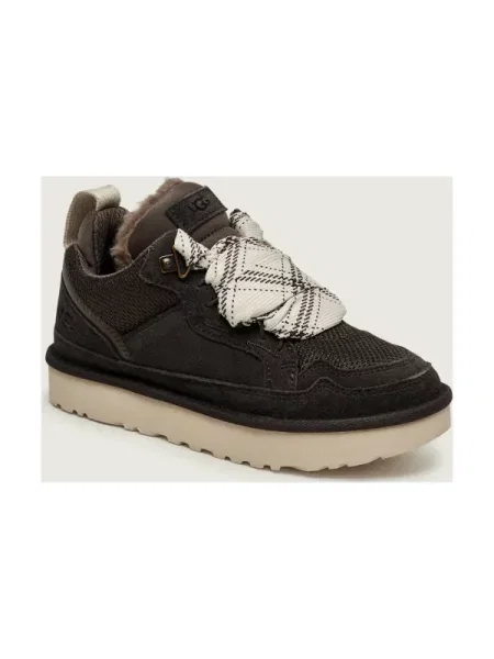 UGG Sneakers LOWMEL cu adaos de lână | shearling | piele întoarsă gri