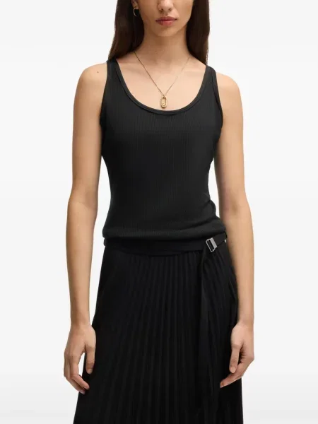 Top Boss din jerseu negru