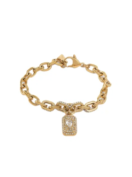 GUESS Zapestnica CRYSTAL LOVE zlata