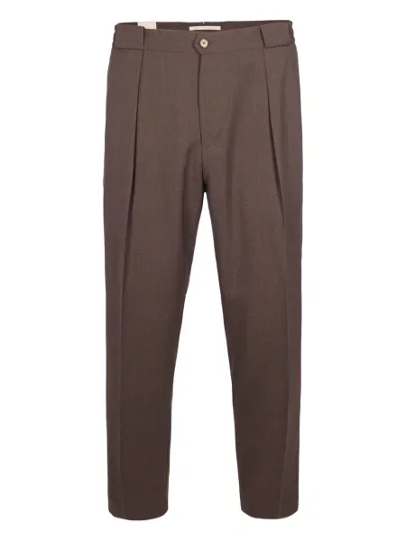 Pantaloni Briglia 1949 plisate maro