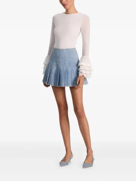 Top Alice + Olivia alb