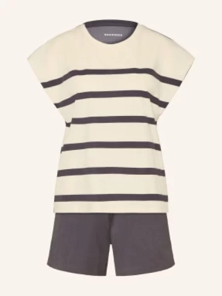 Schiesser Krótkie Piżamy weiss