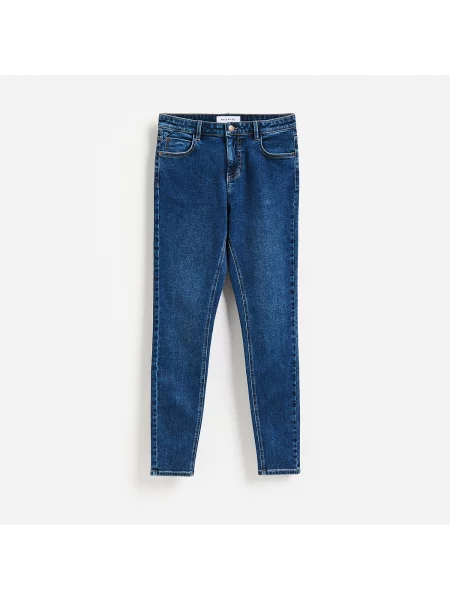 Reserved Slim fit farmer tengerészkék
