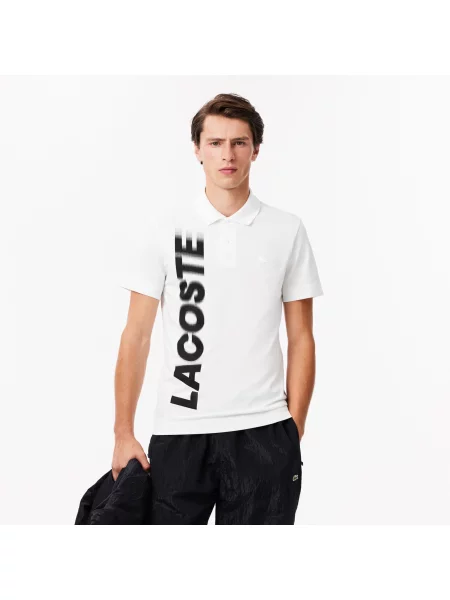 Поло Lacoste белое