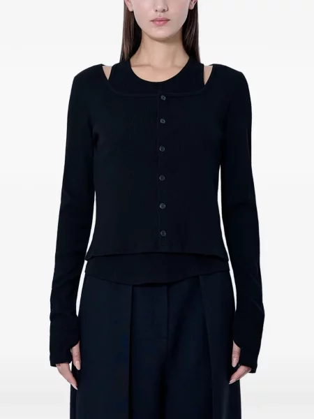 Cardigan Limi Feu tricotate negru