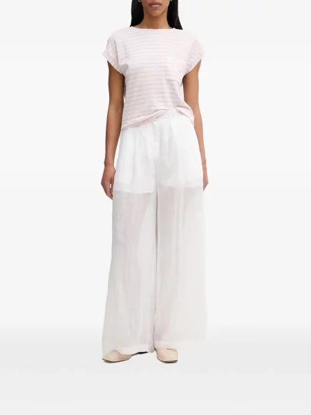 Pantaloni Isabelle Blanche alb