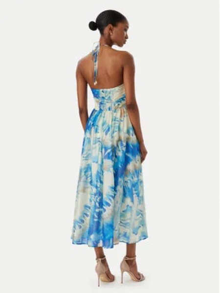 Marciano by Guess šaty s rozšíreným strihom s lyocellom KAT modrá