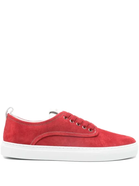 Sneakerși Givenchy din piele de căprioară roșu