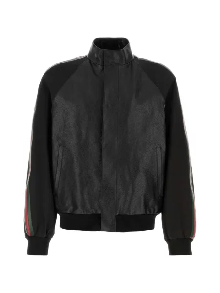 Geacă bomber Gucci cu dungi negru