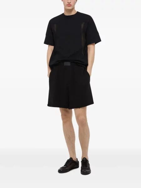 Pantaloni scurți Helmut Lang negru
