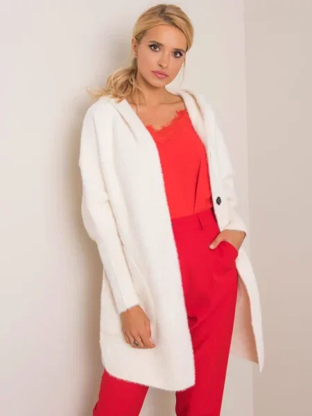 Kabát Fashionhunters biela