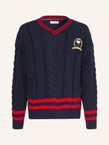 Tommy Hilfiger Svetry Peanuts™ tmavě modrá červená