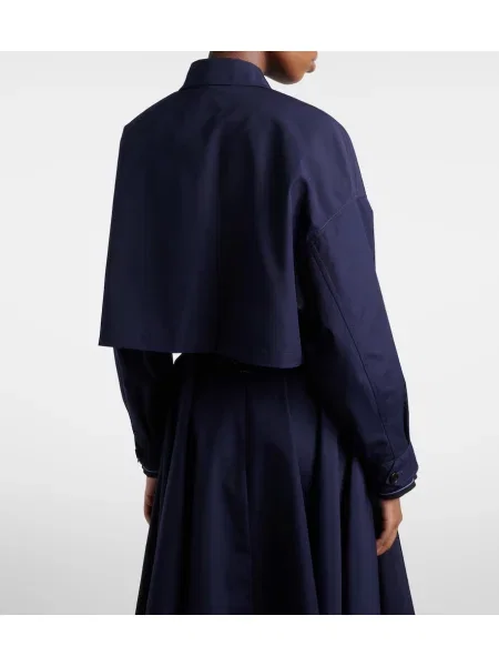Geacă Prada din poplin albastru