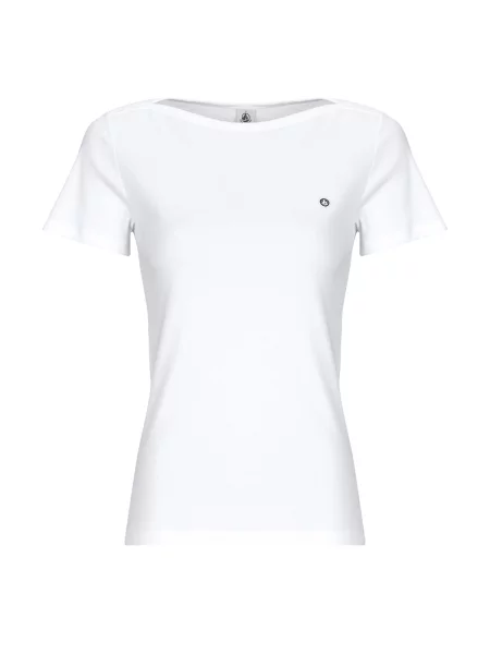 Srajca Petit Bateau s kratkimi rokavi bela