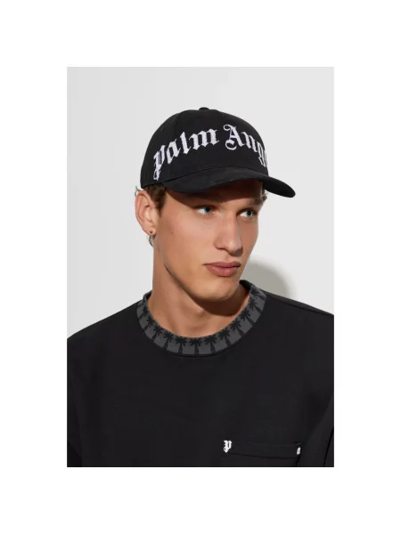 Czapka z daszkiem Palm Angels biała