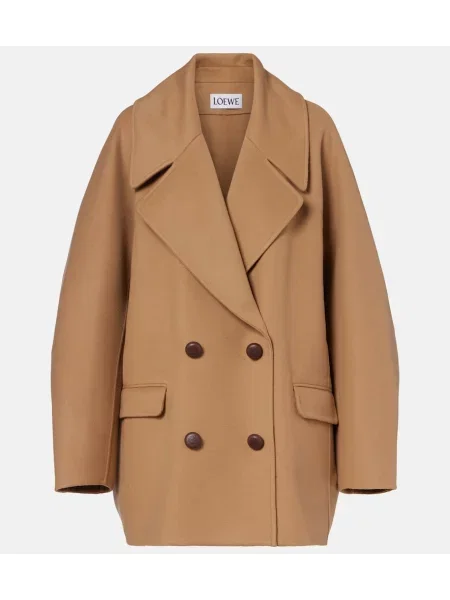 Palton Loewe de lână bej