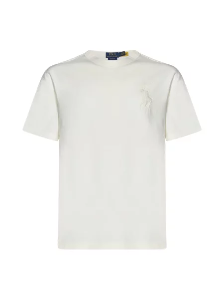 Polo Ralph Lauren t-shirt gładki beżowy