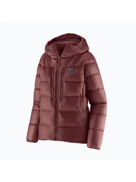 Geacă de puf pentru femei Patagonia Fitz Roy Down Hoody dark ruby w / sizzle red roșu