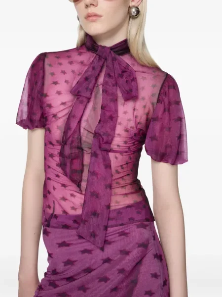 Top Acne Studios cu imagine violet
