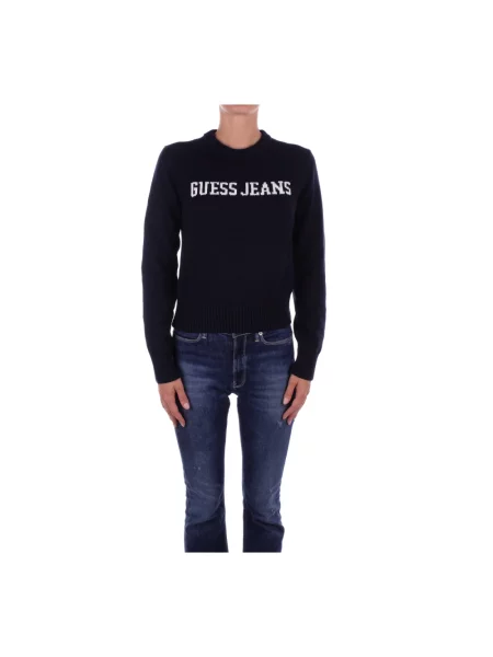 Guess Jeans sweter niebieskie