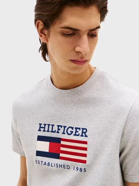 Футболка Tommy Hilfiger серая