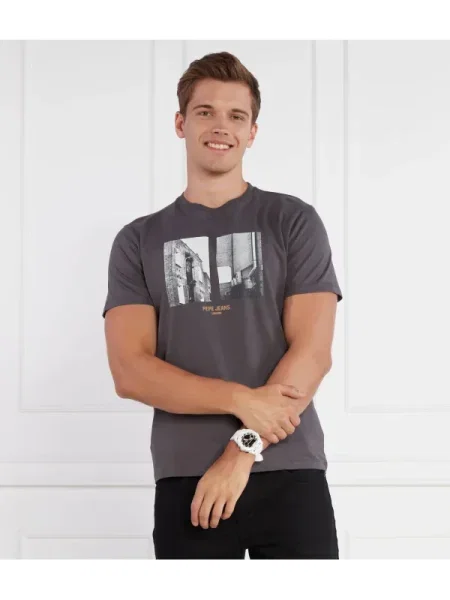 Pepe Jeans London Tricou WORTH gri
