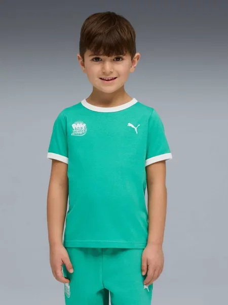 Детская футболка Puma зеленая