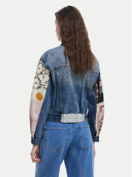 Desigual Džinsinė striukė Cassid mėlyna