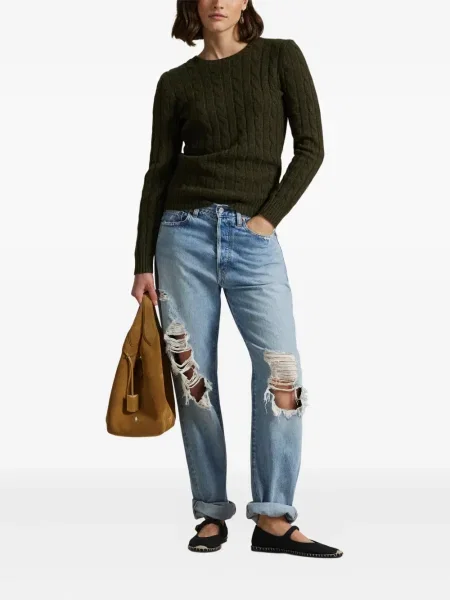 Căciulă Polo Ralph Lauren cu broderie cu dungi cowboy roșu