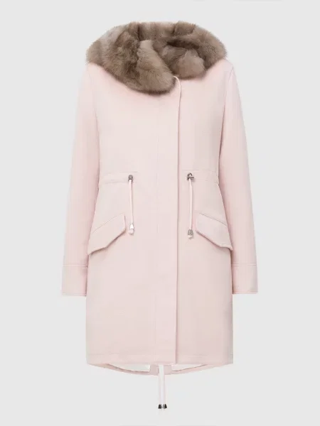 Куртка Real Furs House рожева